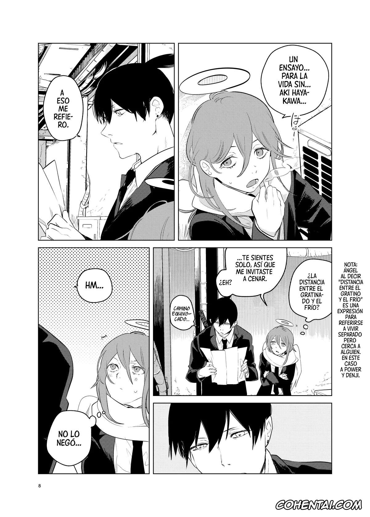 Chainsaw Man porno, Aki Hayakawa porno, Angel Devil porno, One Room, Besshou Tengoku – The Oneroom was also called heaven. (Chainsaw Man), pagina 8