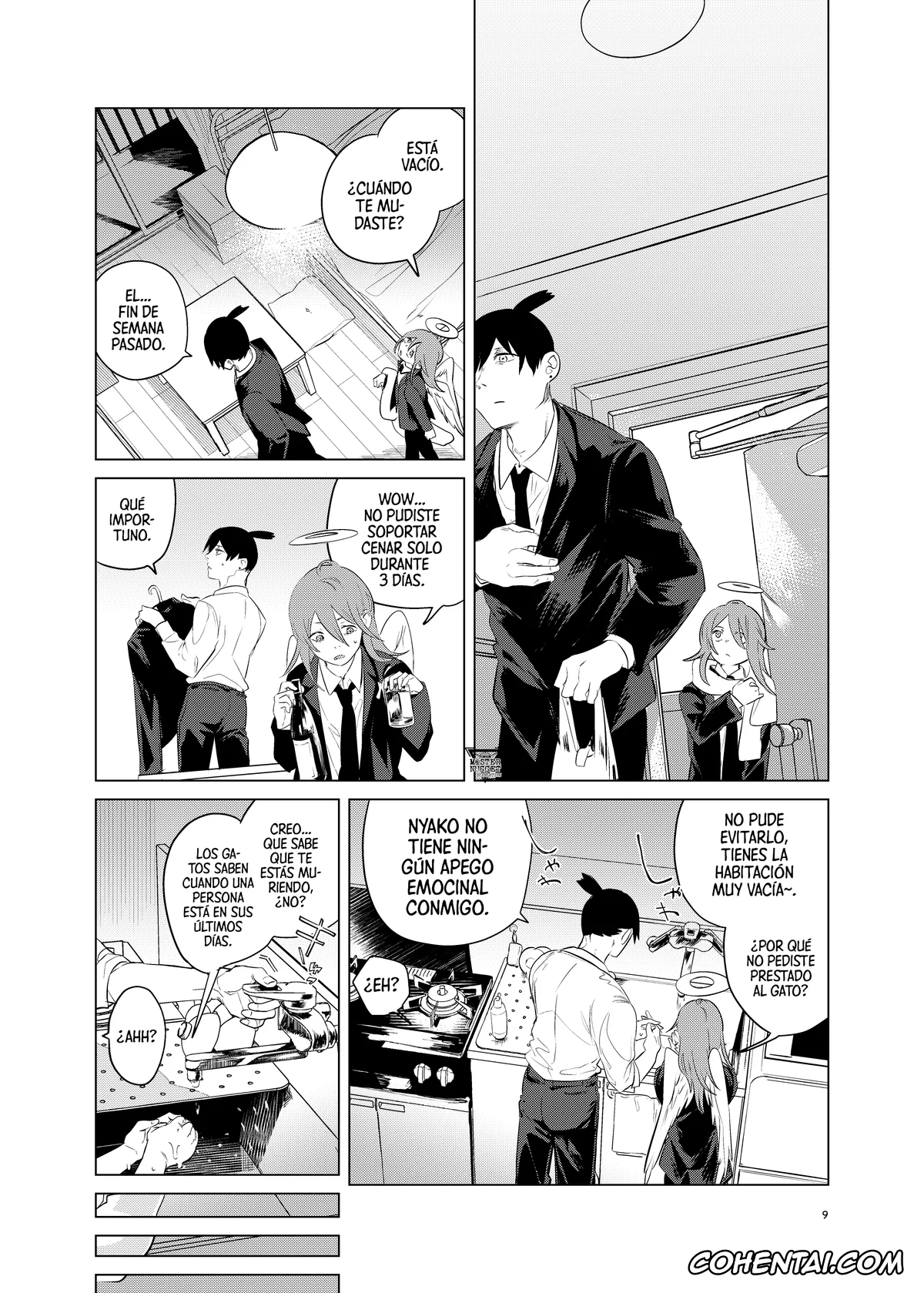 Chainsaw Man hentai, Aki Hayakawa hentai, Angel Devil hentai, One Room, Besshou Tengoku – The Oneroom was also called heaven. (Chainsaw Man), pagina 9