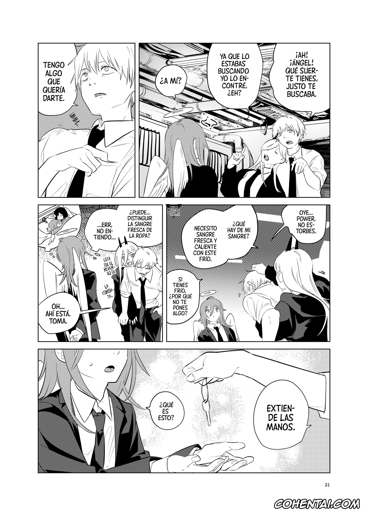 Chainsaw Man hentai, Aki Hayakawa hentai, Angel Devil hentai, One Room, Besshou Tengoku – The Oneroom was also called heaven. (Chainsaw Man), pagina 21