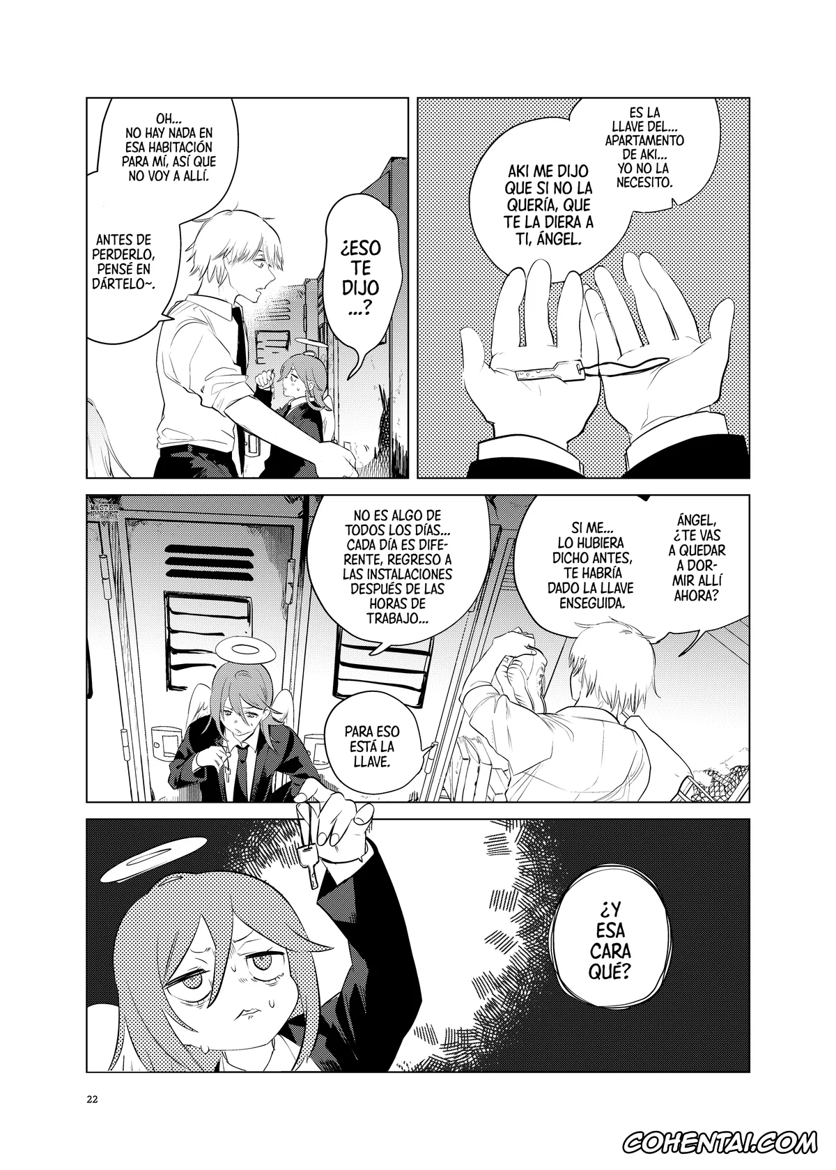 Chainsaw Man xxx, Aki Hayakawa xxx, Angel Devil xxx, One Room, Besshou Tengoku – The Oneroom was also called heaven. (Chainsaw Man), pagina 22