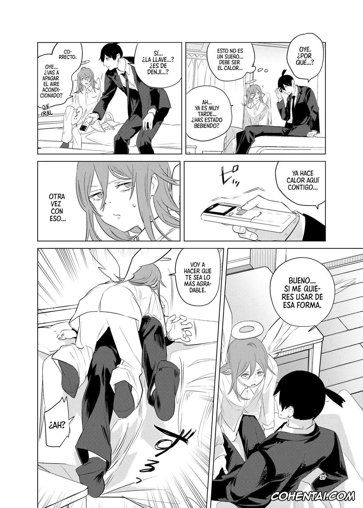 Chainsaw Man hentai, Aki Hayakawa hentai, Angel Devil hentai, One Room, Besshou Tengoku – The Oneroom was also called heaven. (Chainsaw Man), pagina 27