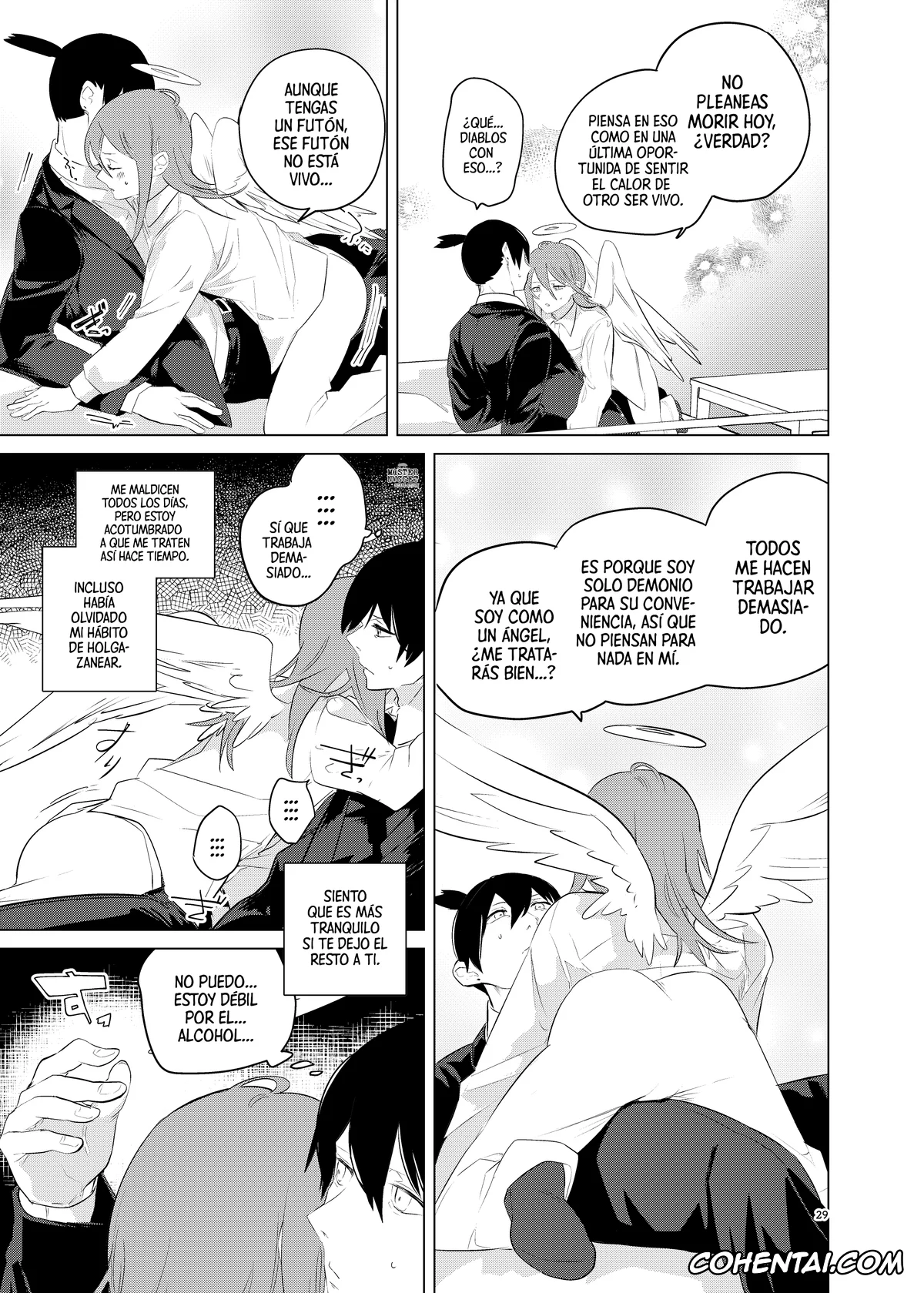 Chainsaw Man porno, Aki Hayakawa porno, Angel Devil porno, One Room, Besshou Tengoku – The Oneroom was also called heaven. (Chainsaw Man), pagina 29