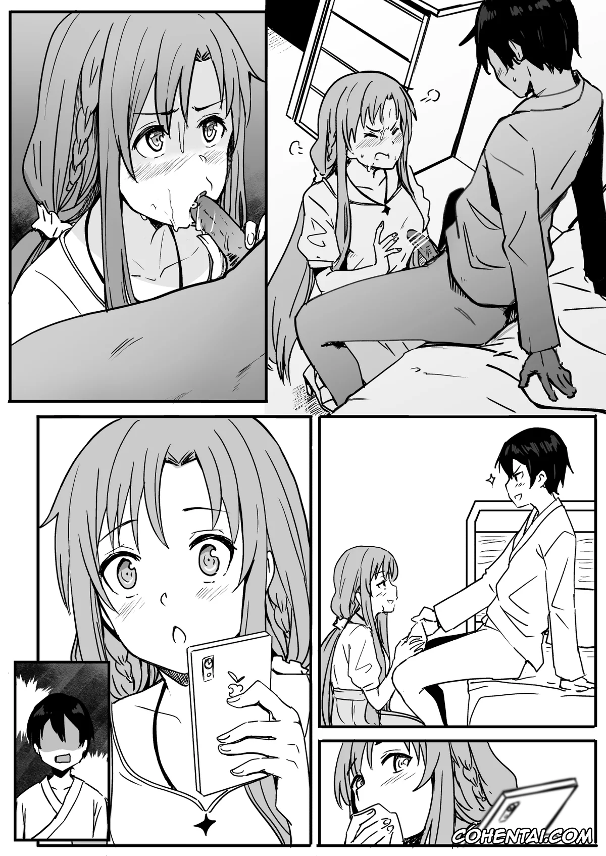 Sword Art Online porno, Asuna Yuuki porno, Kazuto Kirigaya | Kirito porno, Asuna-ASN (Sword Art Online), pagina 8