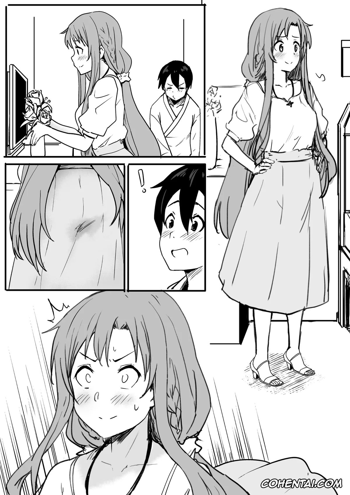 Sword Art Online hentai, Asuna Yuuki hentai, Kazuto Kirigaya | Kirito hentai, Asuna-ASN (Sword Art Online), pagina 9