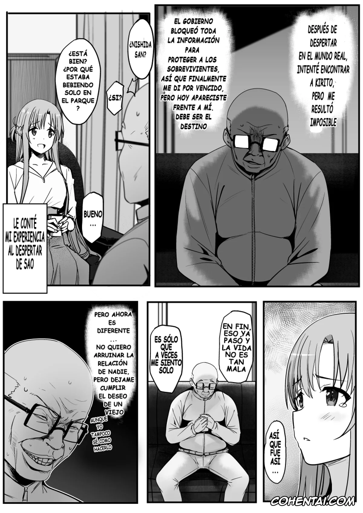 Sword Art Online porno, Asuna Yuuki porno, Asuna – Nishida 2 (Sword Art Online), pagina 8