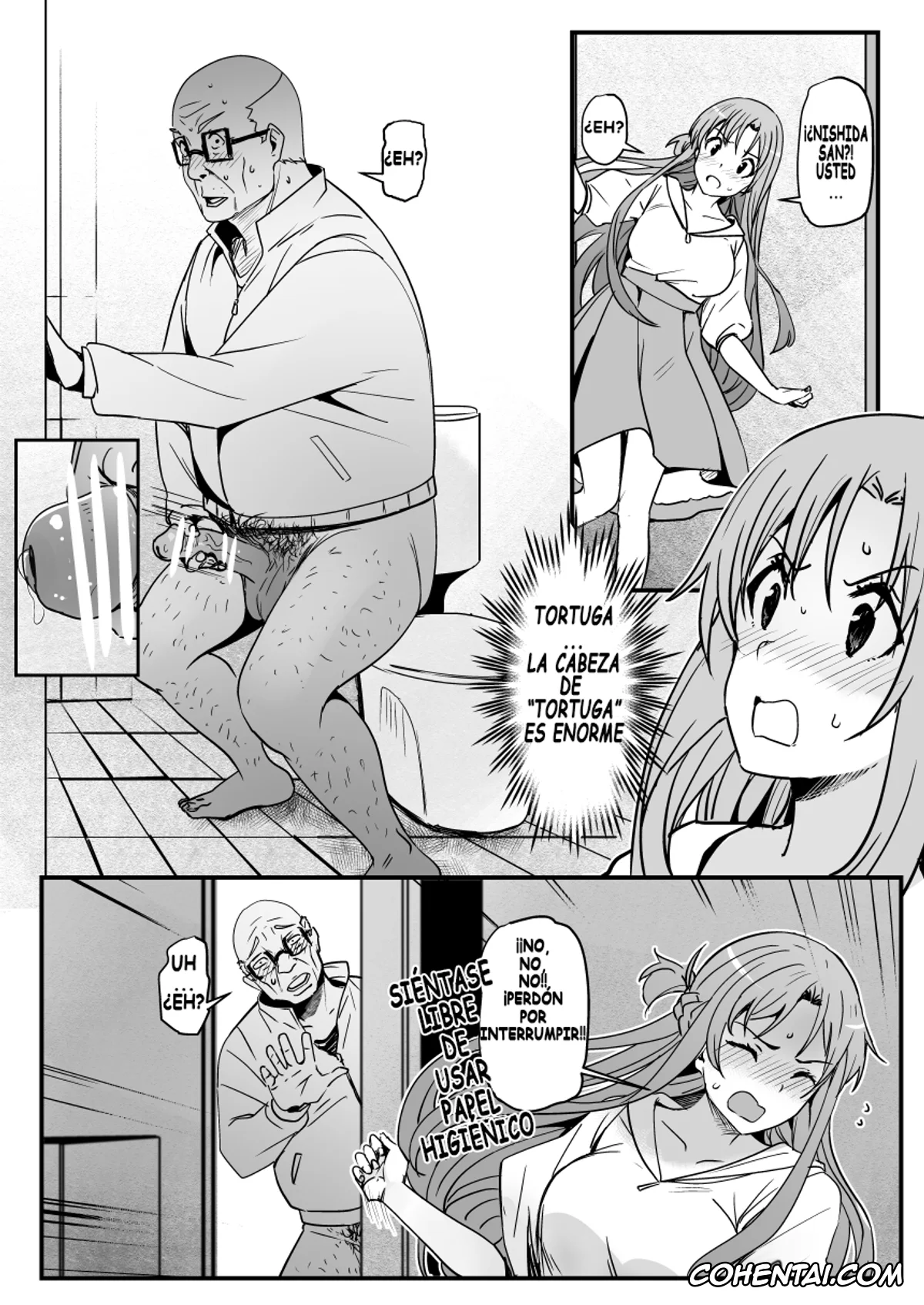 Sword Art Online hentai, Asuna Yuuki hentai, Asuna – Nishida 2 (Sword Art Online), pagina 12