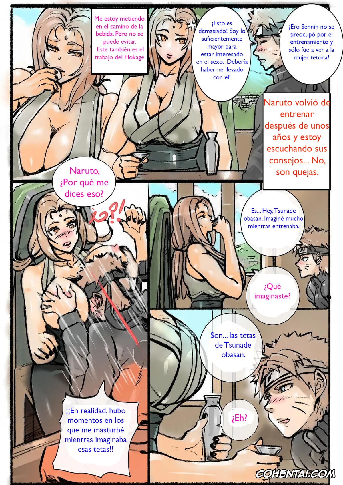 NARUTO porno, Hinata Hyuga porno, Naruto Uzumaki porno, Tsunade porno, Naruto Quiere Que Tsunade Le Ayude A Graduarse De Su Virginidad (Naruto), pagina 2