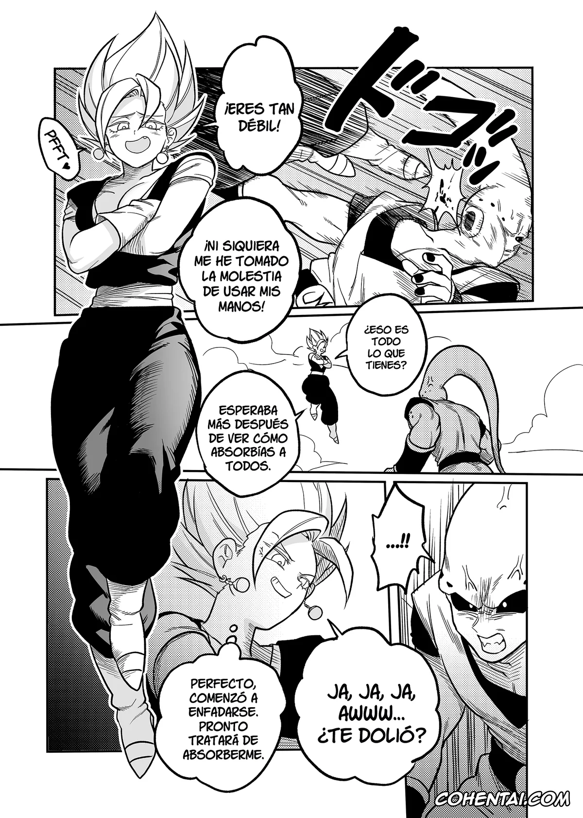 Dragon Ball Z hentai, Gogeta hentai, Majin Buu hentai, Vegito hentai, Zamasu hentai, Tada no Zako Majin na no ni… (Dragon Ball Z), pagina 3