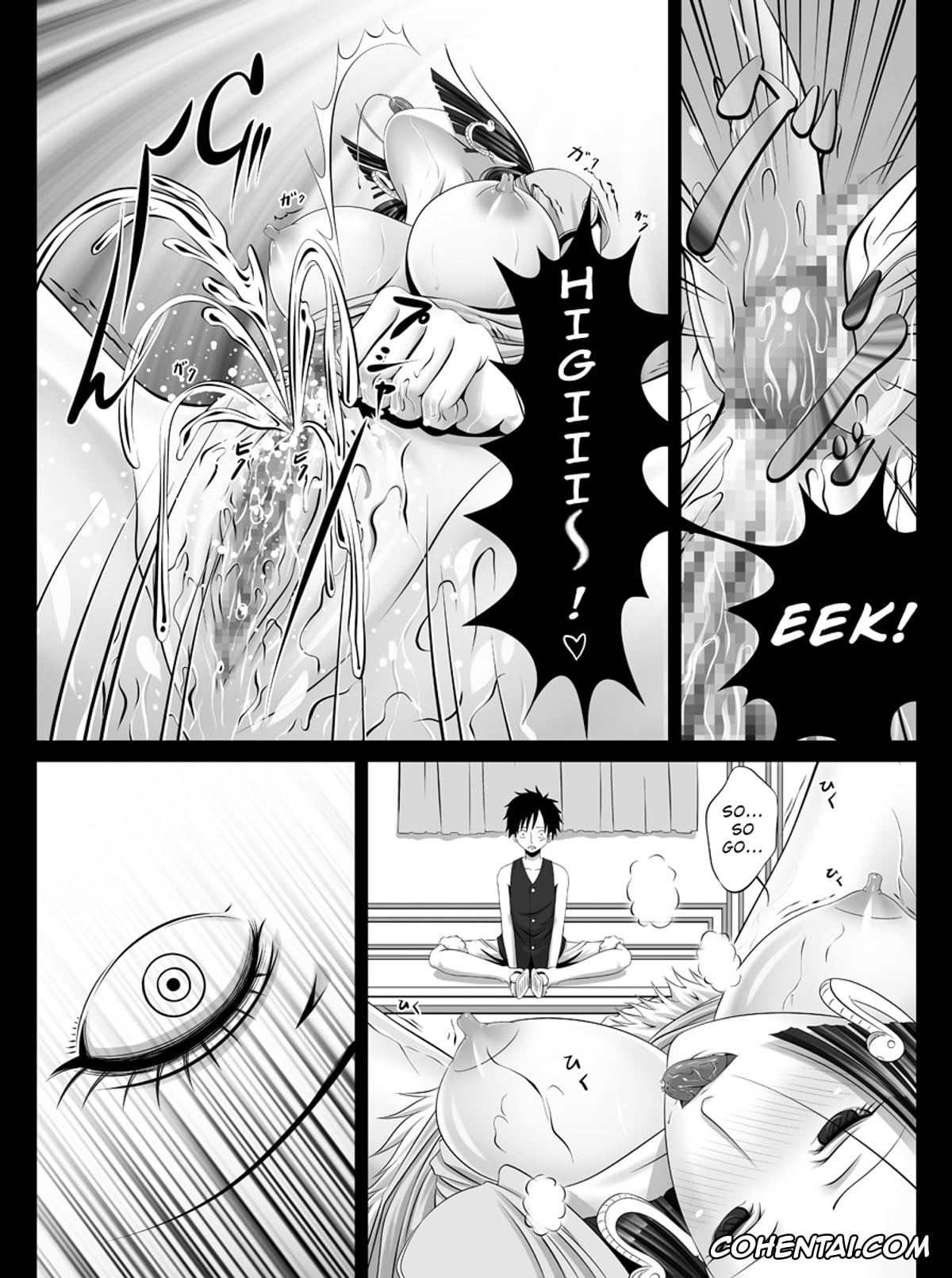 One Piece hentai, Boa Hancock hentai, Monkey D. Luffy hentai, Chijou TeiahHancock (One Piece), pagina 6