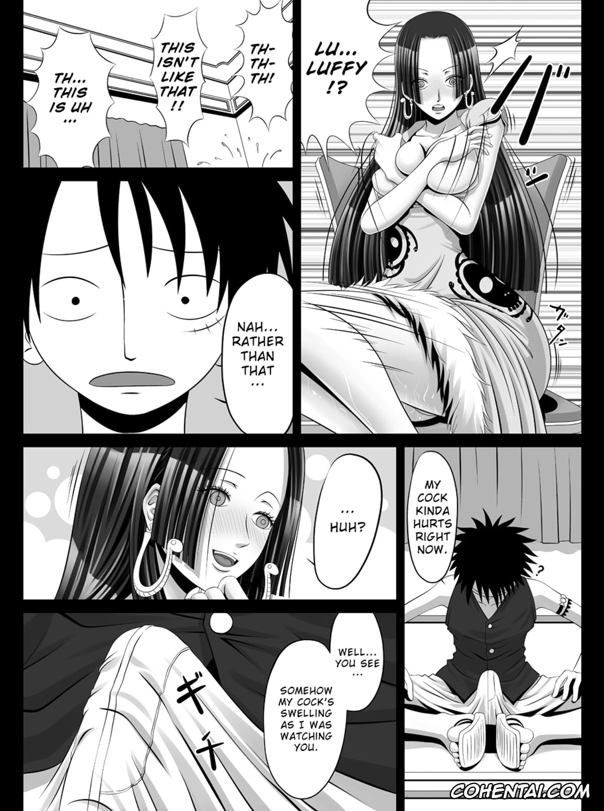 One Piece xxx, Boa Hancock xxx, Monkey D. Luffy xxx, Chijou TeiahHancock (One Piece), pagina 7