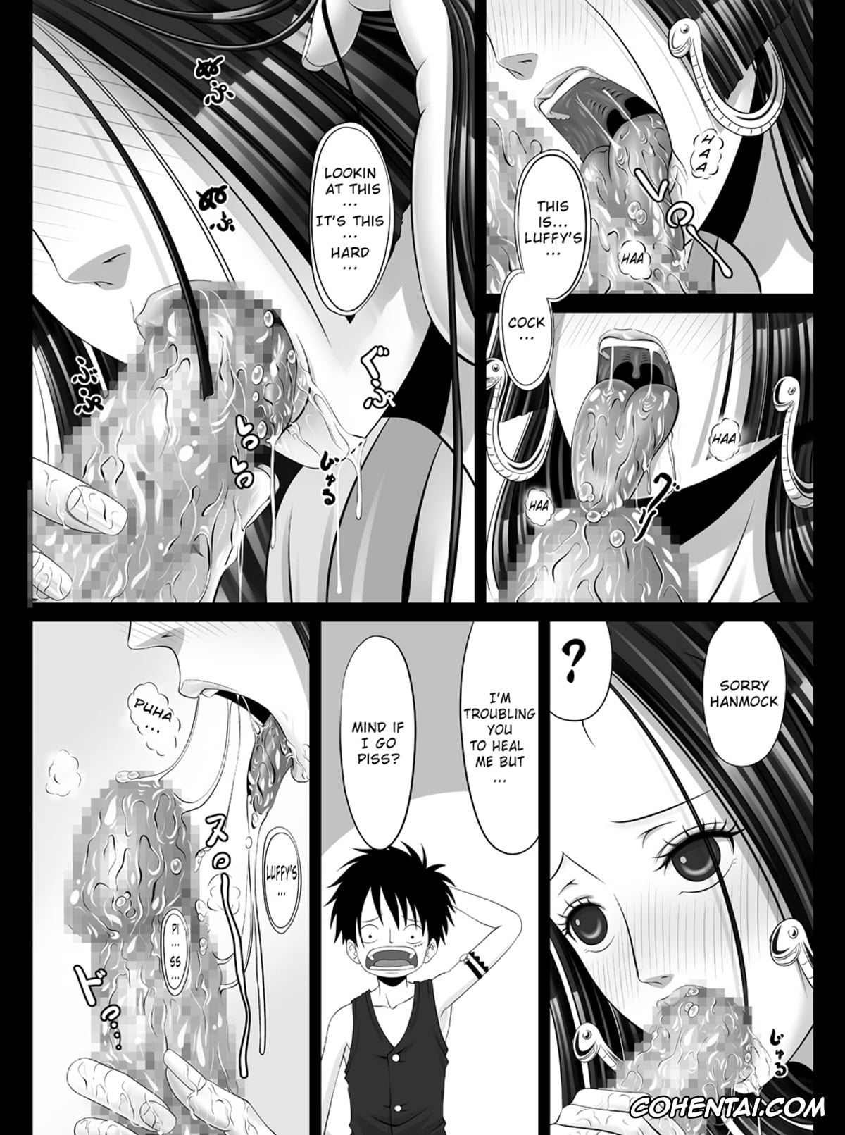 One Piece hentai, Boa Hancock hentai, Monkey D. Luffy hentai, Chijou TeiahHancock (One Piece), pagina 9
