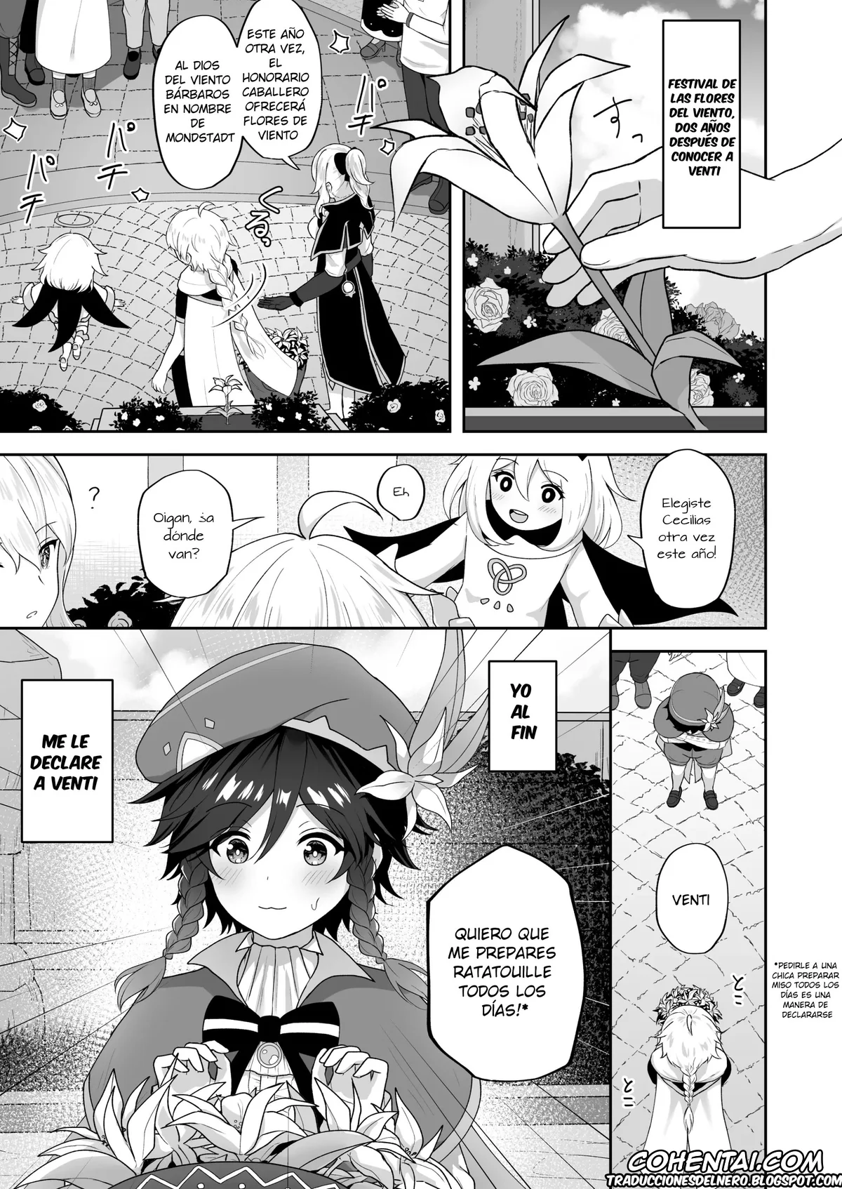 Genshin Impact porno, Aether porno, Venti porno, Kaze no Hana Yome (Genshin Impact), pagina 2