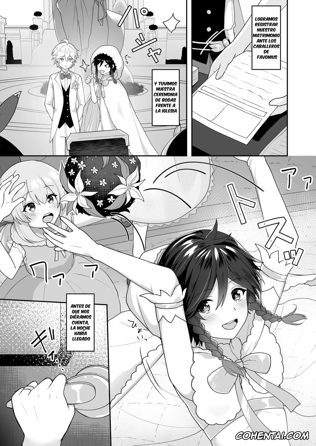 Genshin Impact hentai, Aether hentai, Venti hentai, Kaze no Hana Yome (Genshin Impact), pagina 3