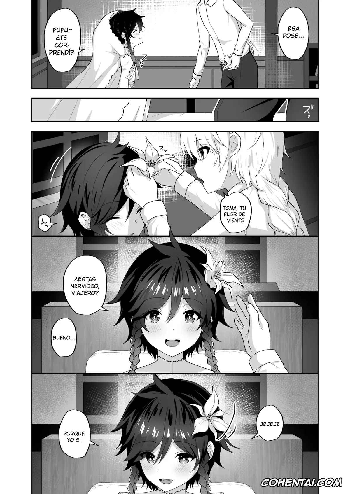 Genshin Impact porno, Aether porno, Venti porno, Kaze no Hana Yome (Genshin Impact), pagina 5