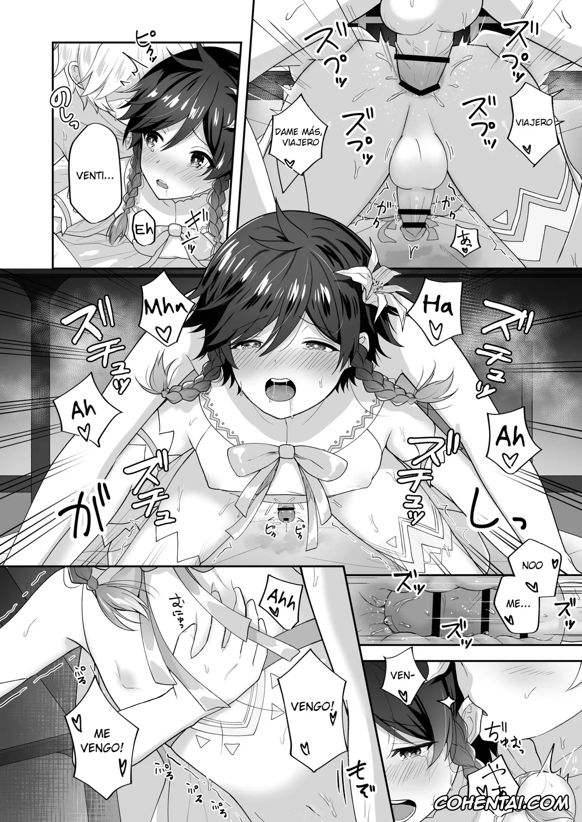 Genshin Impact xxx, Aether xxx, Venti xxx, Kaze no Hana Yome (Genshin Impact), pagina 13