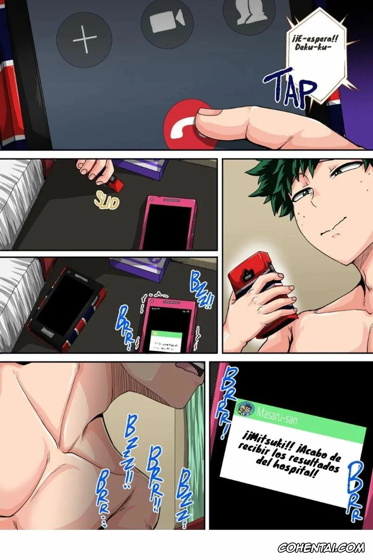 My Hero Academia | Boku No Hero Academia xxx, Izuku Midoriya xxx, Mitsuki Bakugou xxx, Boku no Harem Academia Ch. 8 «Bakugou Mama to no Natsuyasumi Kouhen Jou» (Boku no Hero Academia), pagina 55