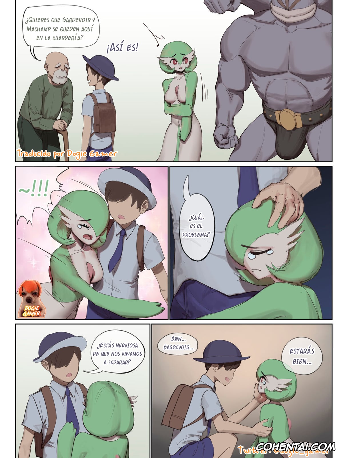 Pokemon | Pocket Monsters xxx, Gardevoir xxx, Machamp xxx, Gardevoir at the Daycare (Pokémon), pagina 1