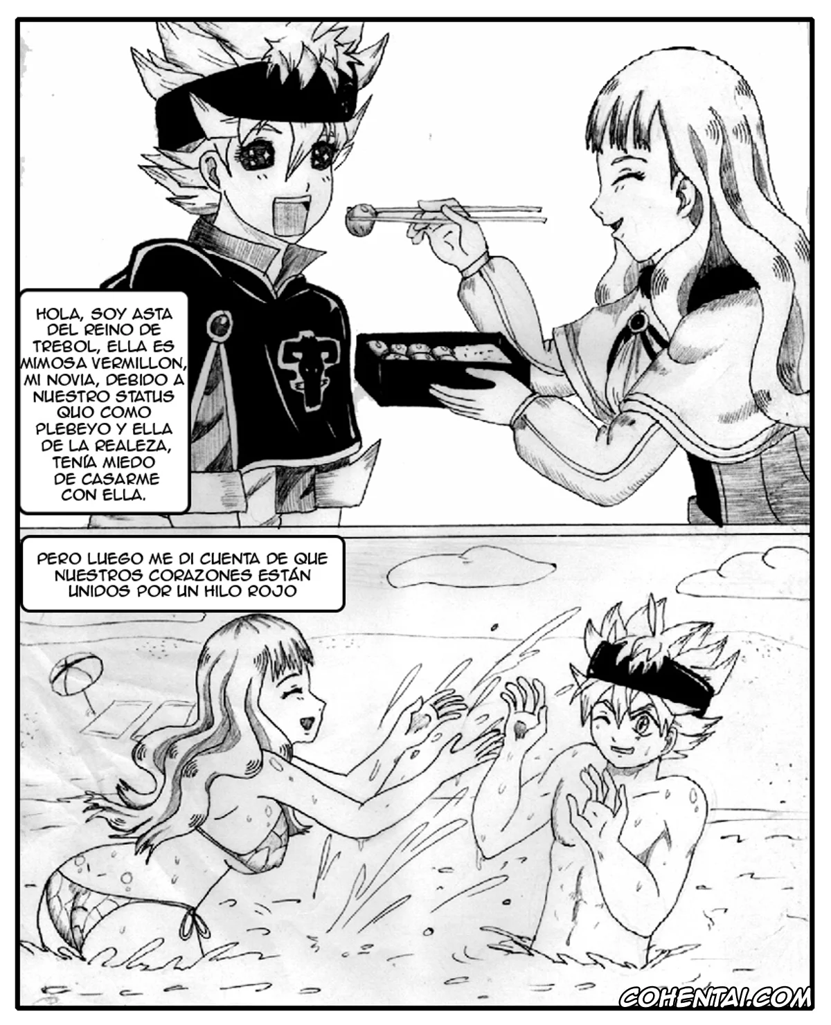 Black Clover porno, Asta porno, Mimosa Vermillion porno, Asta x Mimosa (Black Clover), pagina 2