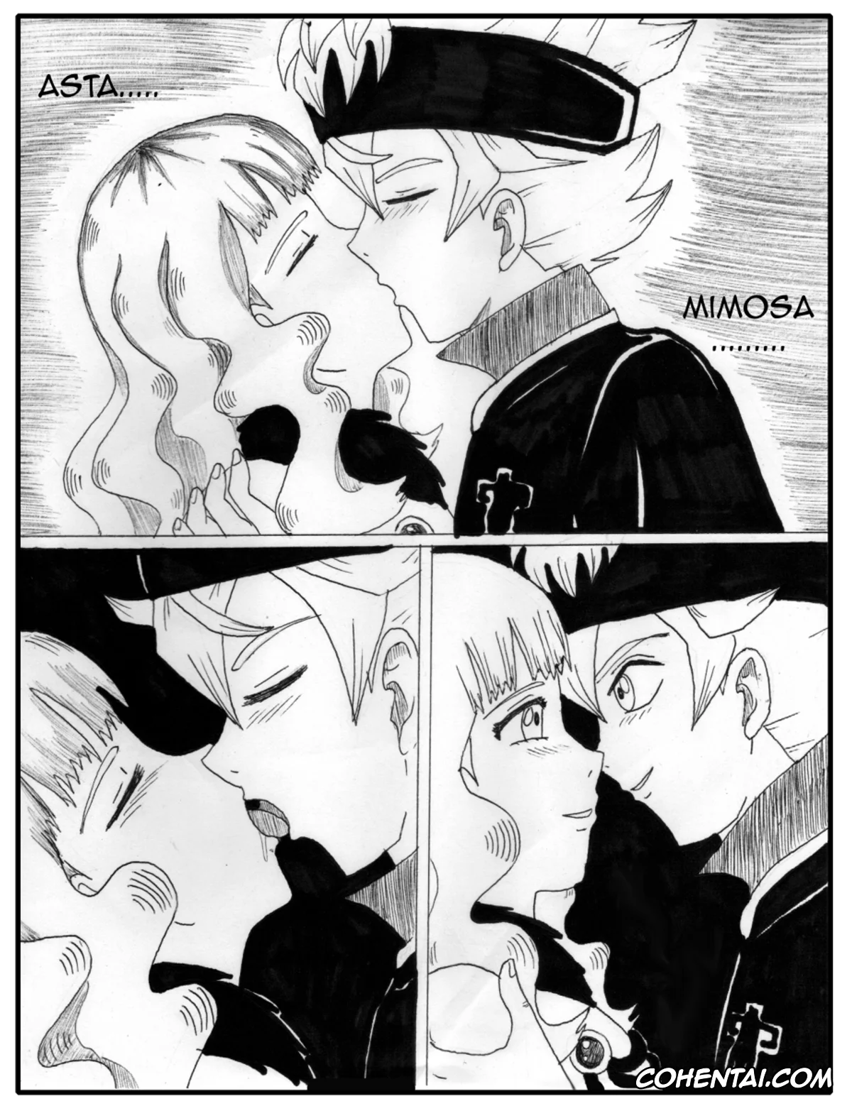 Black Clover porno, Asta porno, Mimosa Vermillion porno, Asta x Mimosa (Black Clover), pagina 8