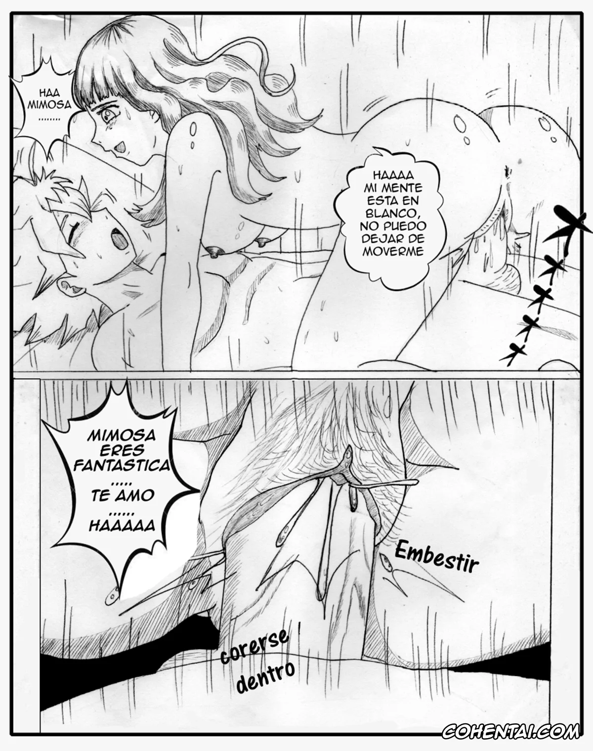 Black Clover porno, Asta porno, Mimosa Vermillion porno, Asta x Mimosa (Black Clover), pagina 17