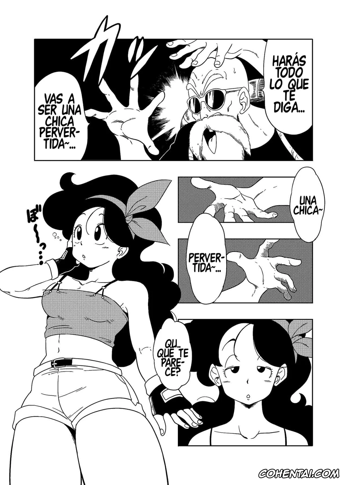 Dragon Ball xxx, Lunch xxx, Master Roshi xxx, DB-X Kame Sennin x Lunch Hen (Dragon Ball Z), pagina 4