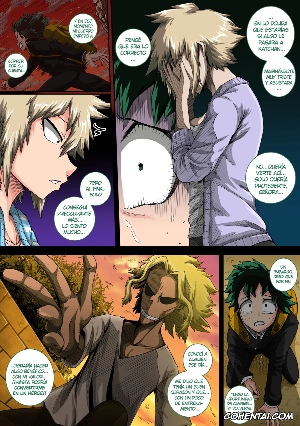 My Hero Academia | Boku No Hero Academia xxx, Izuku Midoriya xxx, Mitsuki Bakugou xxx, Boku no Harem Academia Ch. 8 «Bakugou Mama to no Natsuyasumi Kouhen Jou» (Boku no Hero Academia), pagina 4
