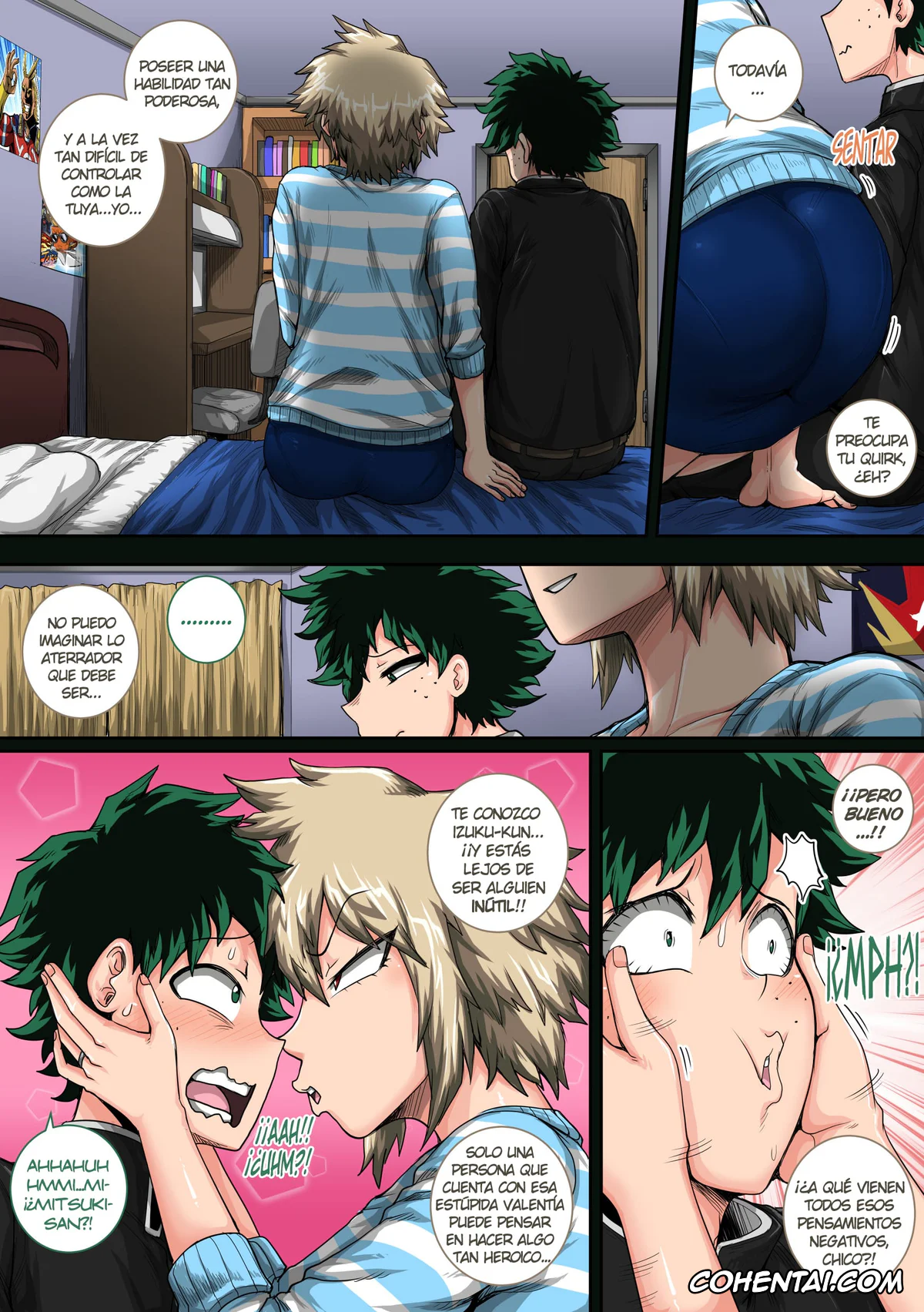 My Hero Academia | Boku No Hero Academia hentai, Izuku Midoriya hentai, Mitsuki Bakugou hentai, Boku no Harem Academia Ch. 8 «Bakugou Mama to no Natsuyasumi Kouhen Jou» (Boku no Hero Academia), pagina 6
