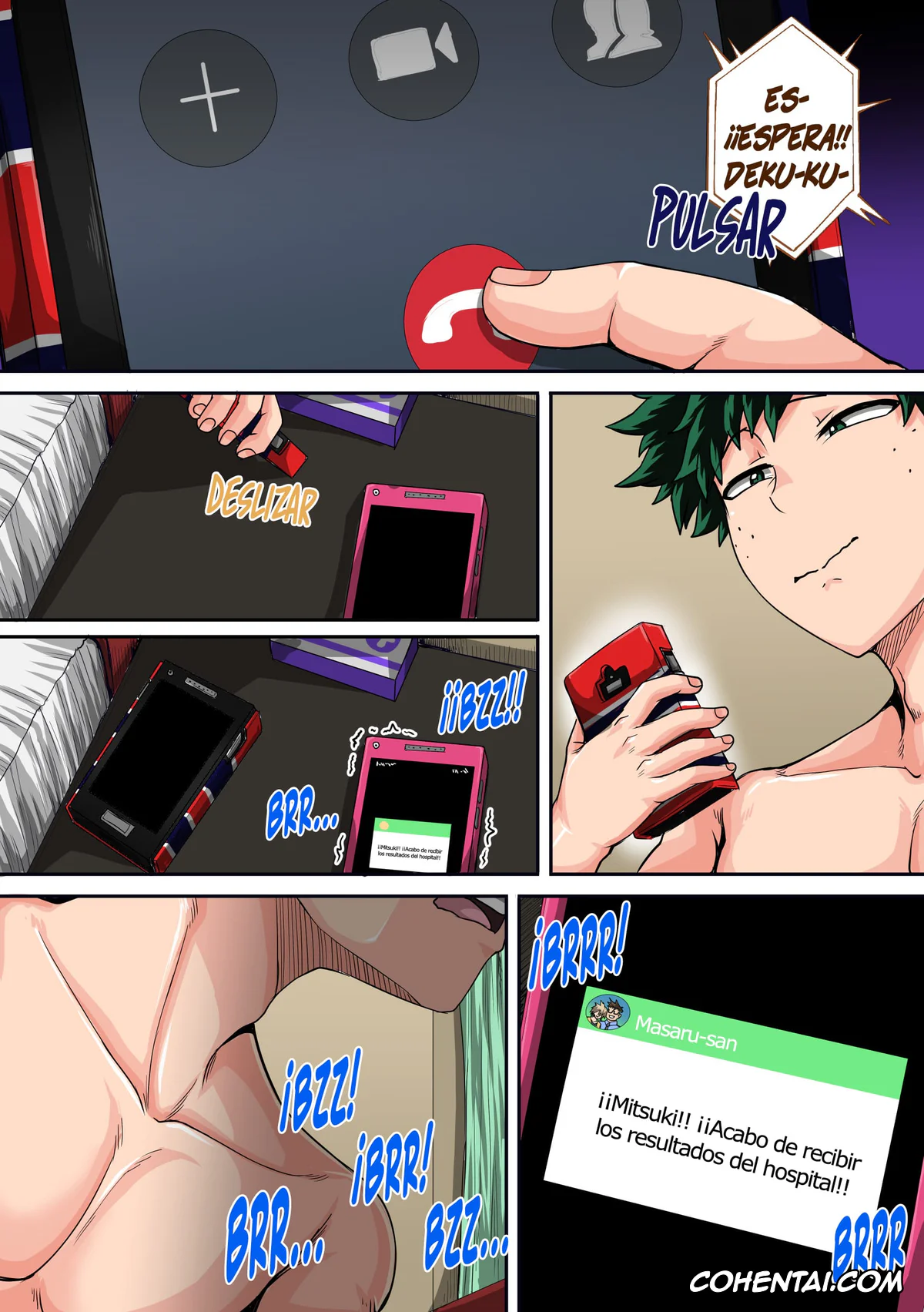 My Hero Academia | Boku No Hero Academia xxx, Izuku Midoriya xxx, Mitsuki Bakugou xxx, Boku no Harem Academia Ch. 8 «Bakugou Mama to no Natsuyasumi Kouhen Jou» (Boku no Hero Academia), pagina 55
