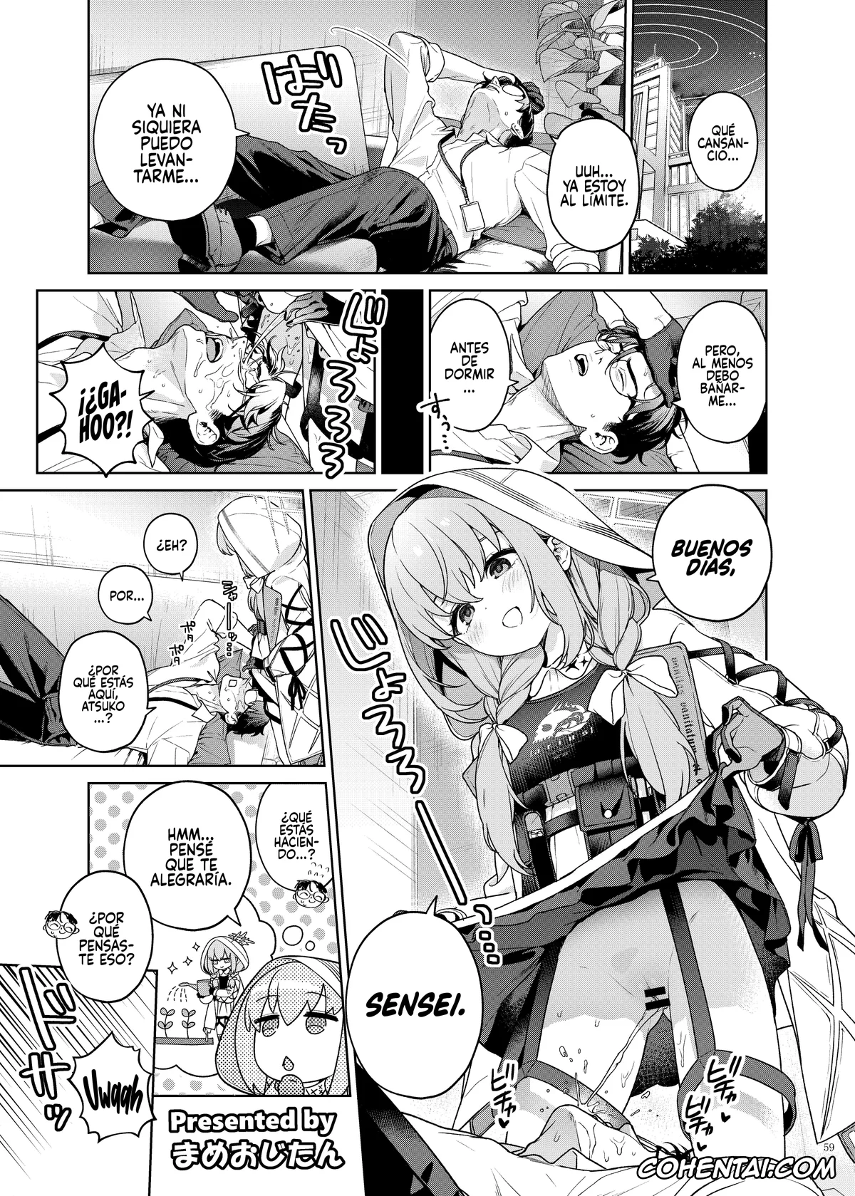 Blue Archive xxx, Atsuko Hakari xxx, Sensei xxx, Atsuko (Ero Archive -BlueArch Icha Love Ero Goudou-) (Blue Archive), pagina 1