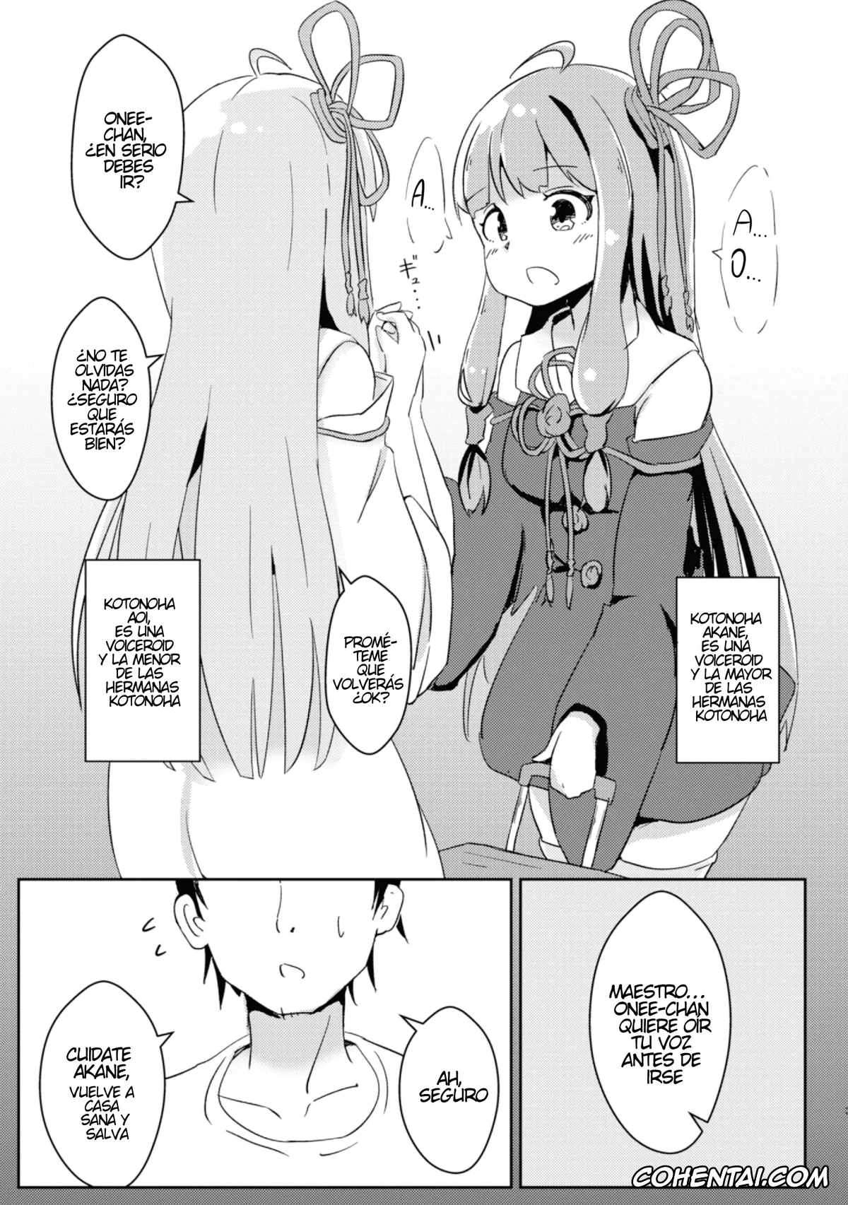 VOICEROID porno, Akane Kotonoha porno, Aoi Kotonoha porno, Kyou kara Ore ga Akane-chan!? (VOICEROID), pagina 2