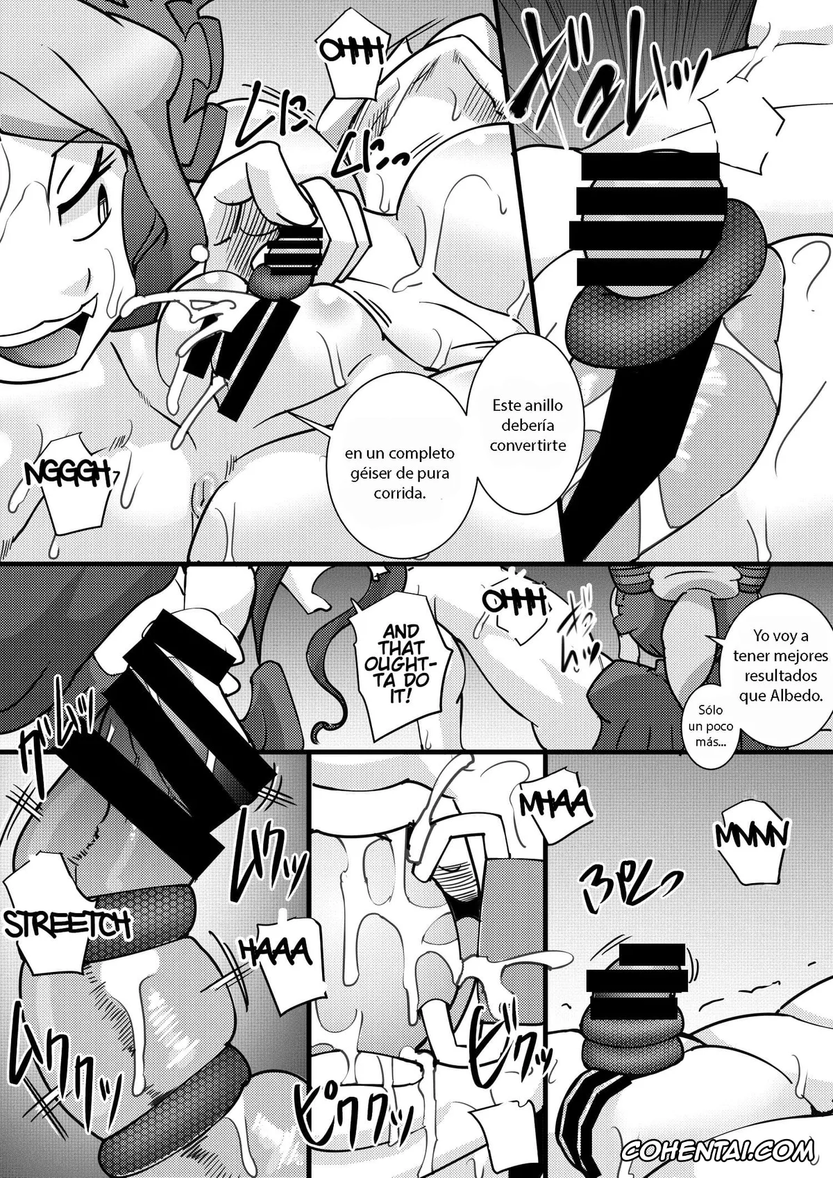 Overlord hentai, Albedo hentai, Clementine hentai, OverHole (Overlord), pagina 12