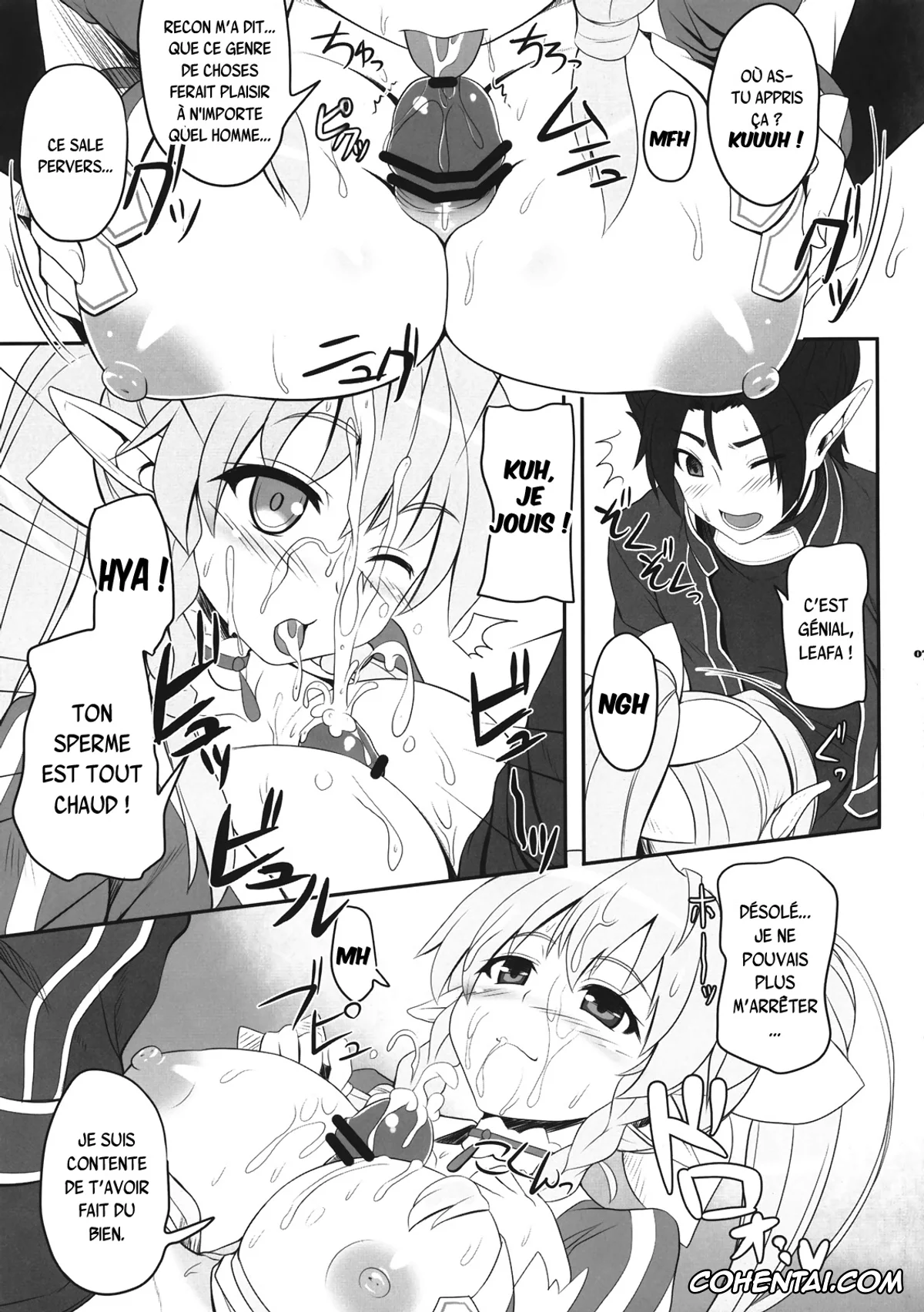 Sword Art Online hentai, Kazuto Kirigaya | Kirito hentai, Lyfa | Leafa hentai, Sister Affection Online (Sword Art Online), pagina 9
