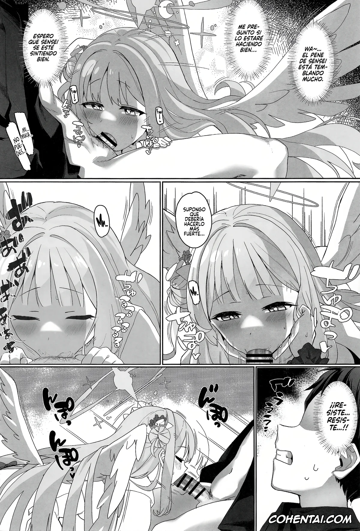Blue Archive xxx, Mika Misono xxx, Sensei xxx, Bukiyou na Ohime-sama wa Ouji-sama ni Aisaretai (Blue Archive), pagina 7