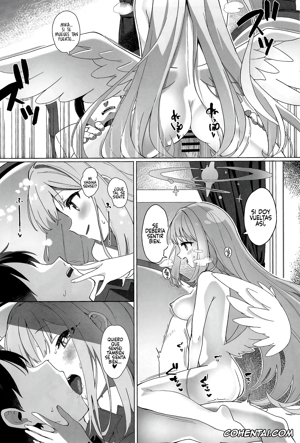 Blue Archive xxx, Mika Misono xxx, Sensei xxx, Bukiyou na Ohime-sama wa Ouji-sama ni Aisaretai (Blue Archive), pagina 13