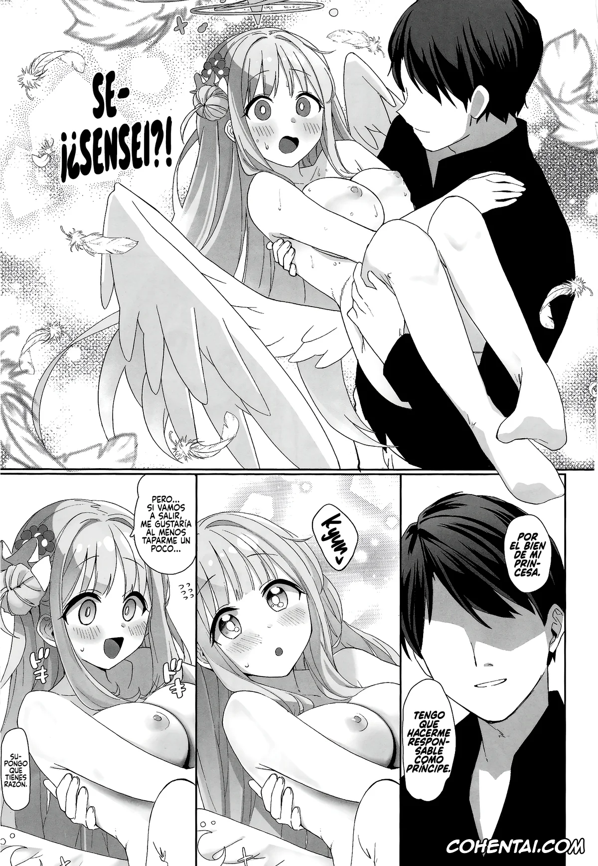 Blue Archive hentai, Mika Misono hentai, Sensei hentai, Bukiyou na Ohime-sama wa Ouji-sama ni Aisaretai (Blue Archive), pagina 18