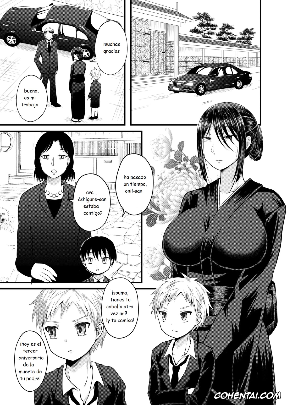 Original porno, Akogare no Hito wa Naki Chichi no Mekake, pagina 2