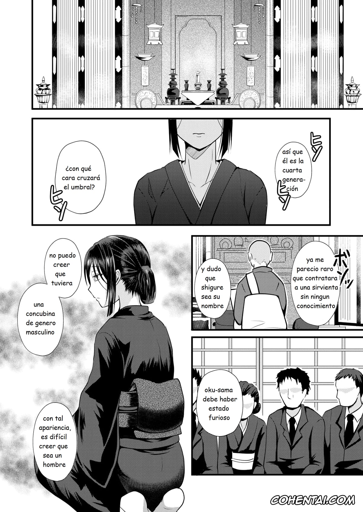 Original hentai, Akogare no Hito wa Naki Chichi no Mekake, pagina 3