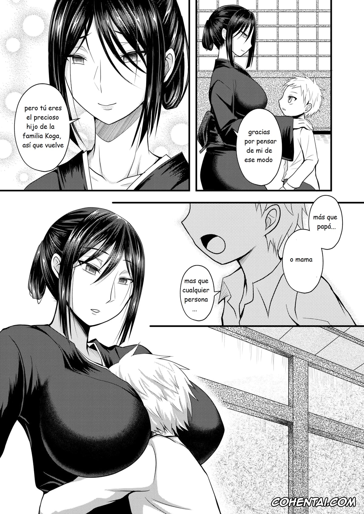 Original hentai, Akogare no Hito wa Naki Chichi no Mekake, pagina 6