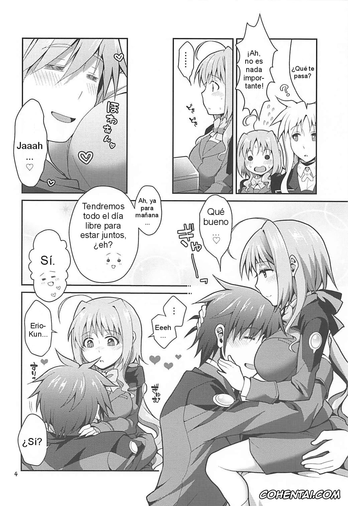 Mahou Shoujo Lyrical Nanoha | Magical Girl Lyrical Nanoha hentai, Caro Ru Lushe hentai, Erio Mondial hentai, Shiroi Amai Yawarakai (Mahou Shoujo Lyrical Nanoha), pagina 3