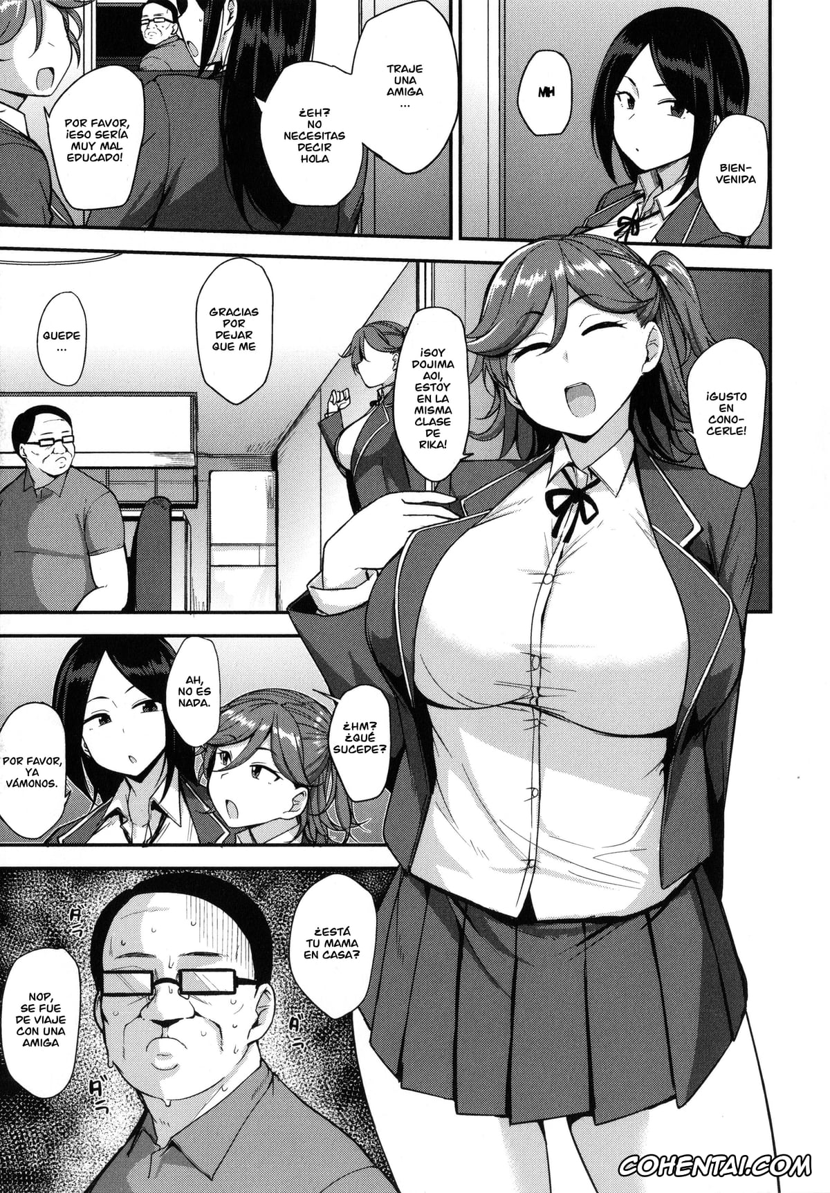 Original hentai, Mesu Kui Nikuirojuu no You ni Hamerarete, pagina 6