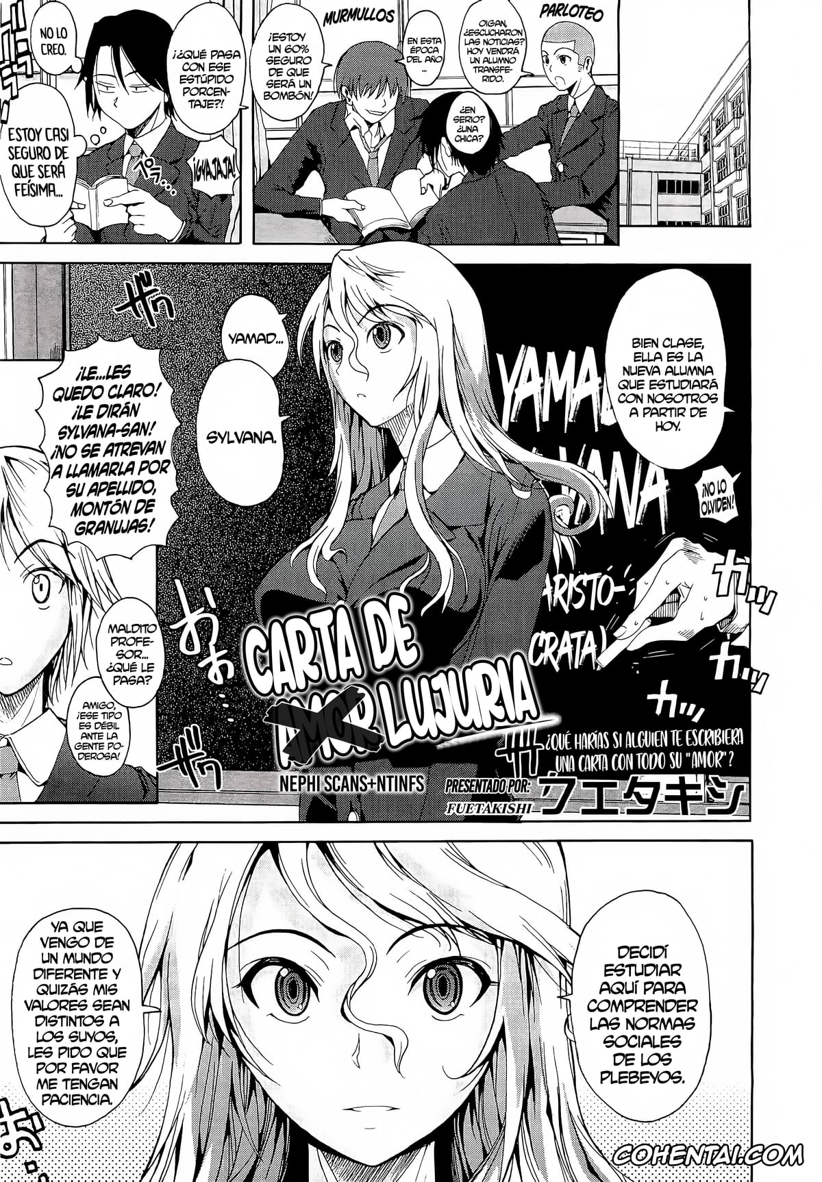Revistas xxx, COMIC Megastore xxx, Henbumi (COMIC Megastore 2010-01), pagina 1