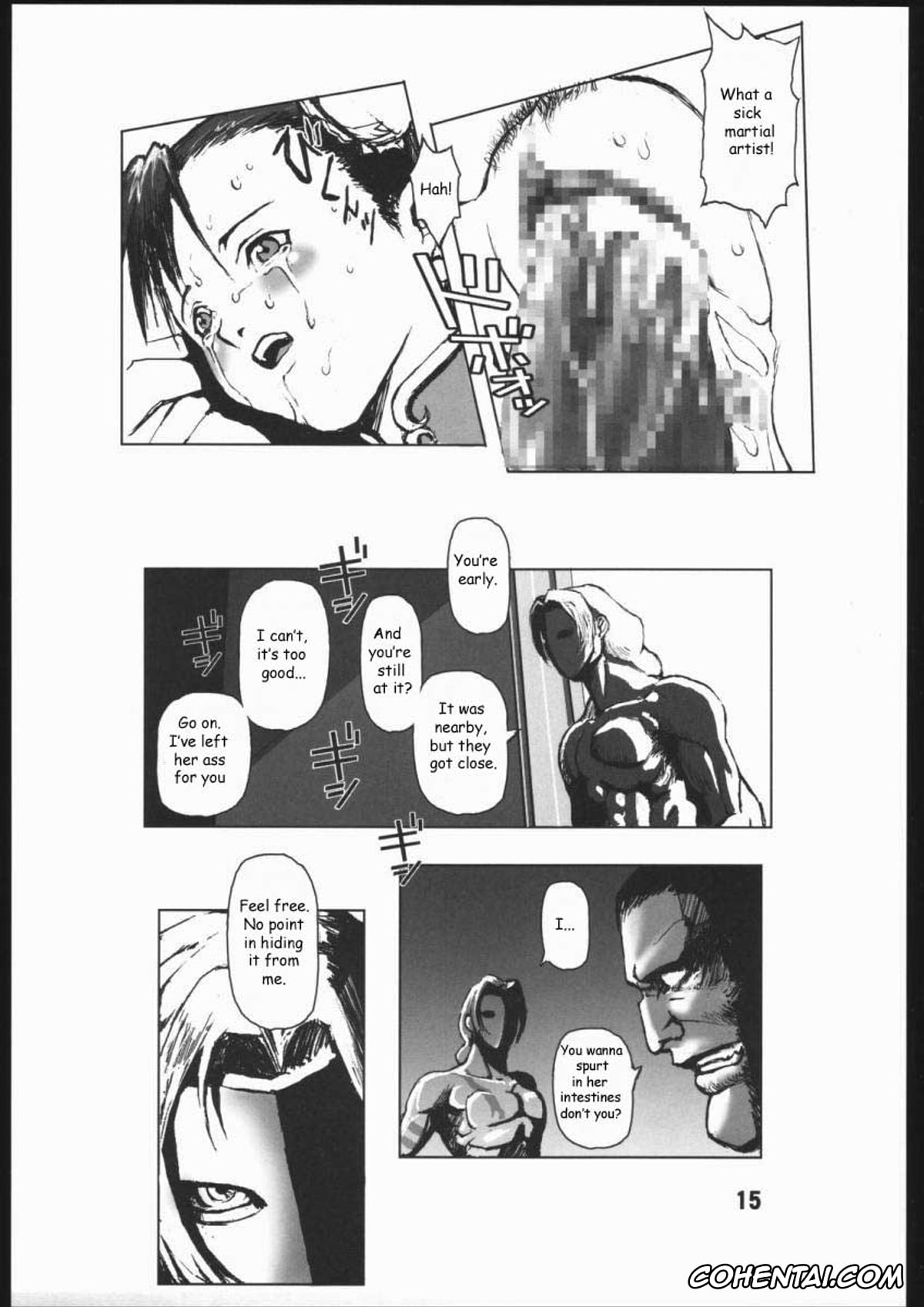 Street Fighter porno, Chun-Li porno, Fight For The No Future BB (Street Fighter), pagina 14