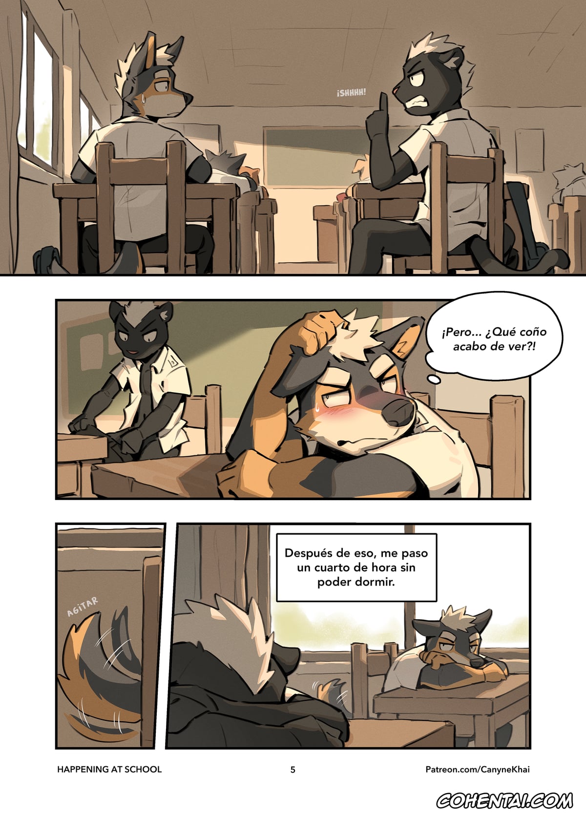 Original hentai, Happening At School, pagina 6