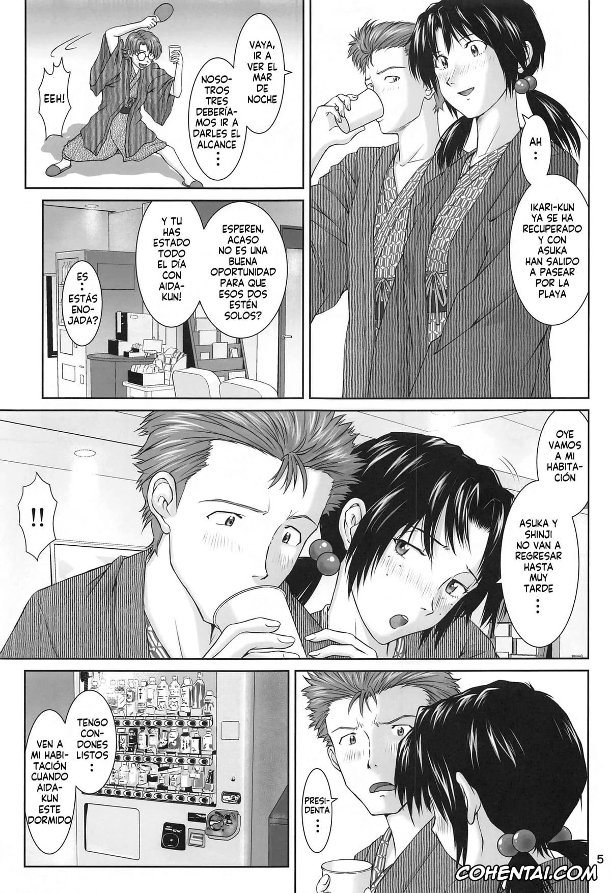 Neon Genesis Evangelion porno, Asuka Langley Soryu porno, Hikari Horaki porno, Shinji Ikari porno, Touji Suzuhara porno, Futari to Futari (Neon Genesis Evangelion), pagina 5