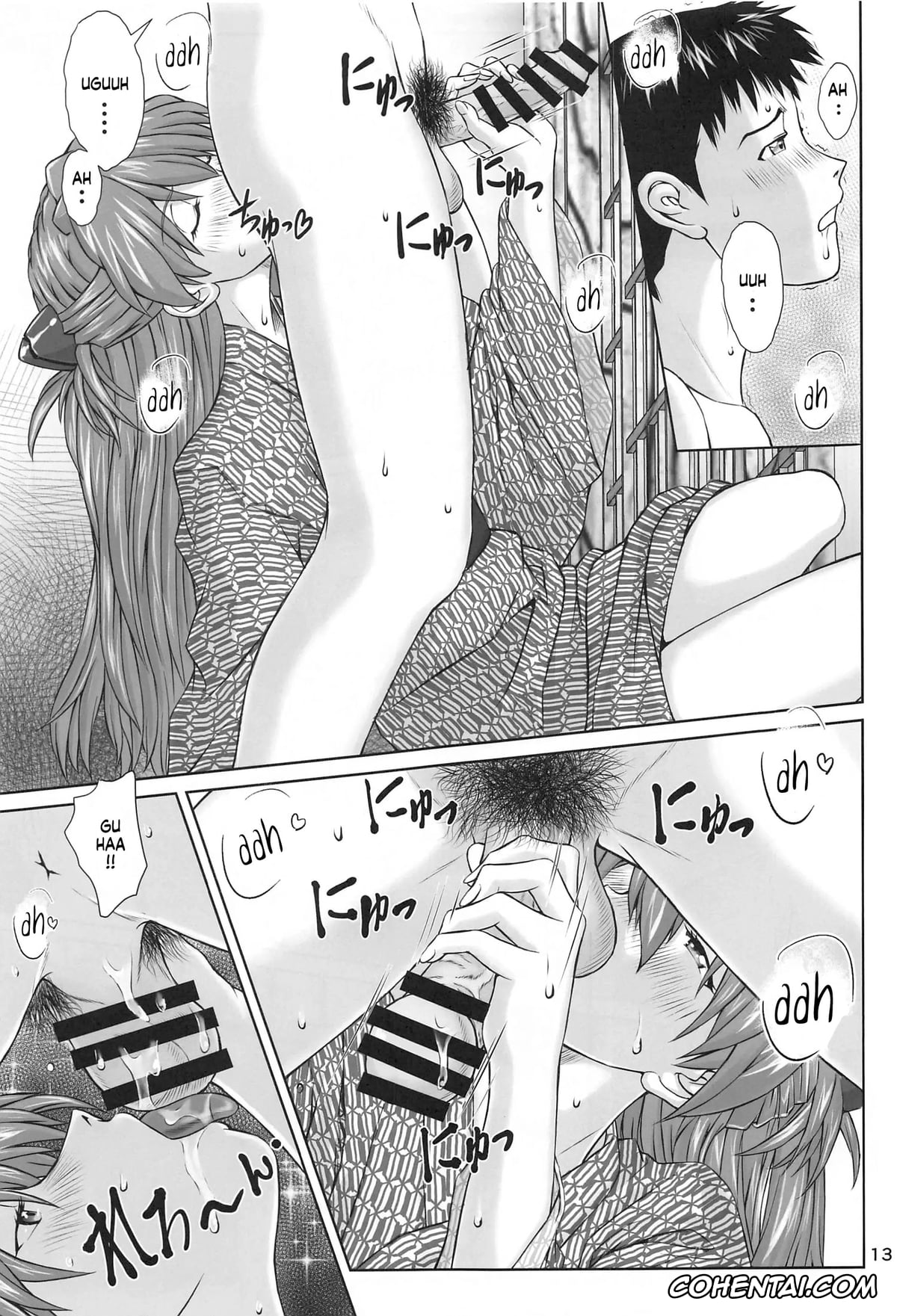 Neon Genesis Evangelion xxx, Asuka Langley Soryu xxx, Hikari Horaki xxx, Shinji Ikari xxx, Touji Suzuhara xxx, Futari to Futari (Neon Genesis Evangelion), pagina 13