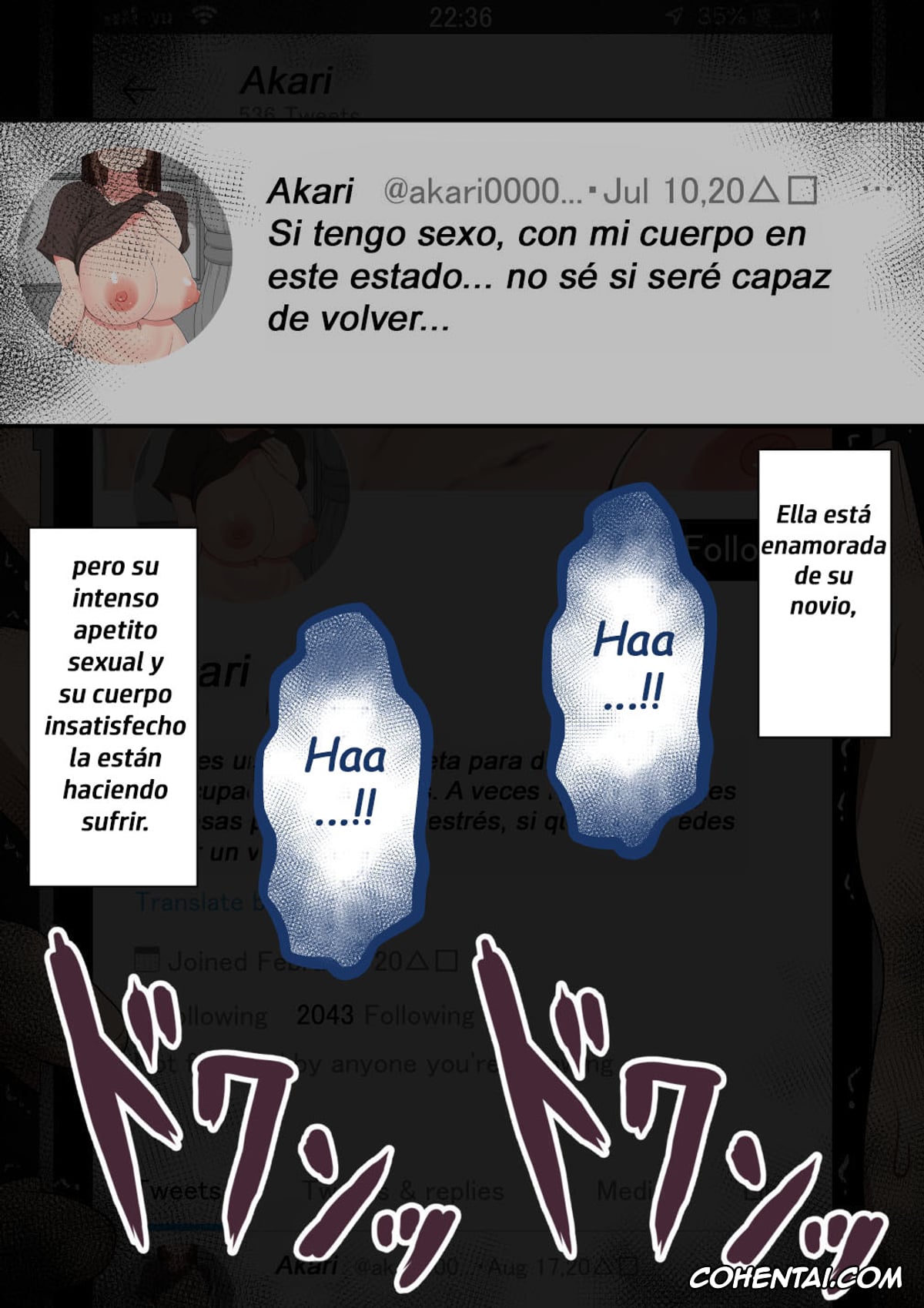 Original hentai, Kanojo wa Nerewareteiru, pagina 54