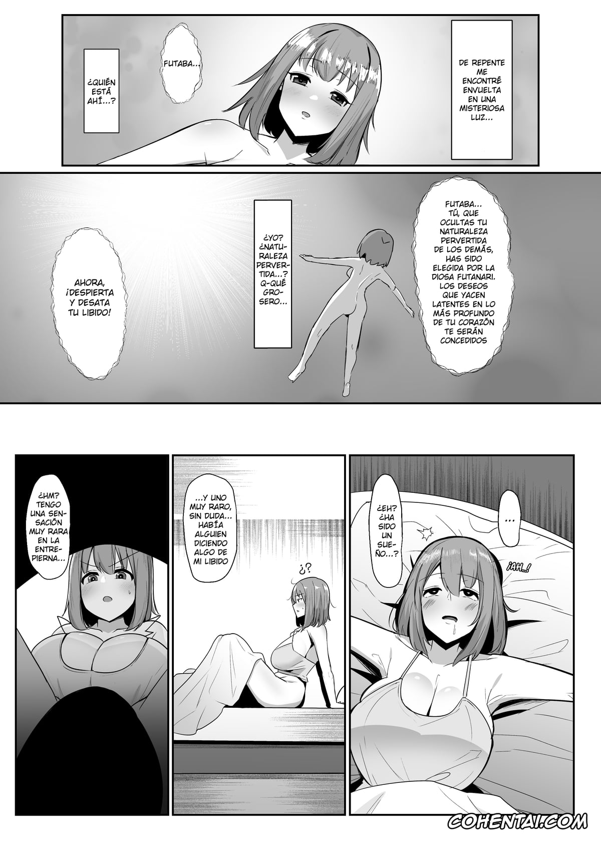 Original porno, Aruhi Totsuzen Futanari wa Bokki Shitara Shasei suru no ga Atarimae no Sekai ni Nattara, pagina 2