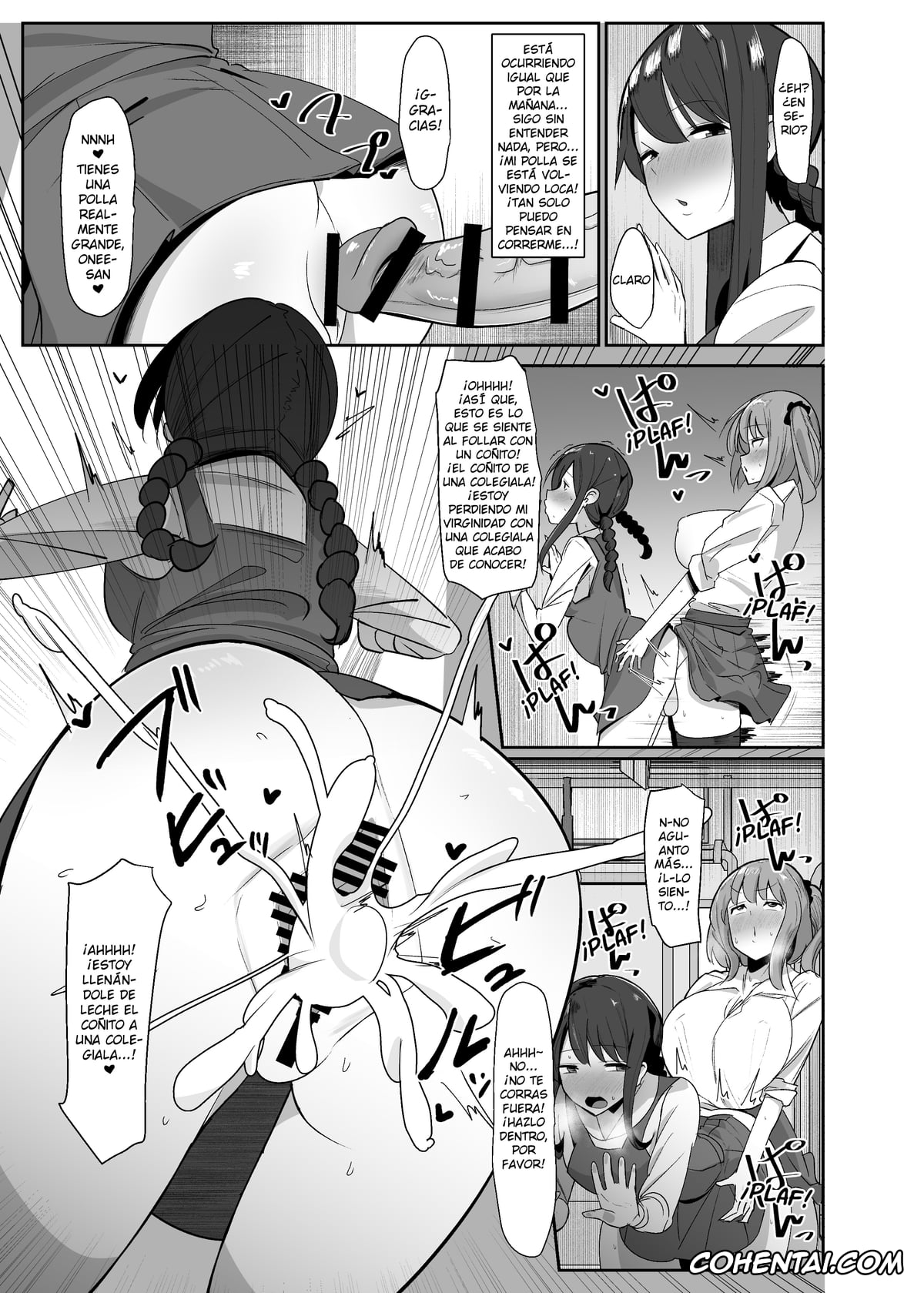 Original porno, Aruhi Totsuzen Futanari wa Bokki Shitara Shasei suru no ga Atarimae no Sekai ni Nattara, pagina 8