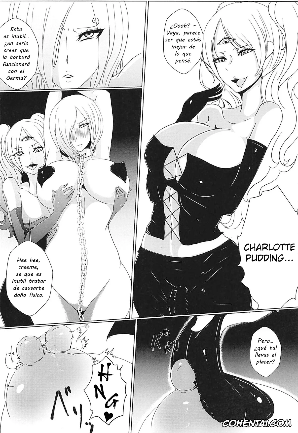 One Piece hentai, Pudding Charlotte hentai, Reiju Vinsmoke hentai, Ochita Chou (One Piece), pagina 3