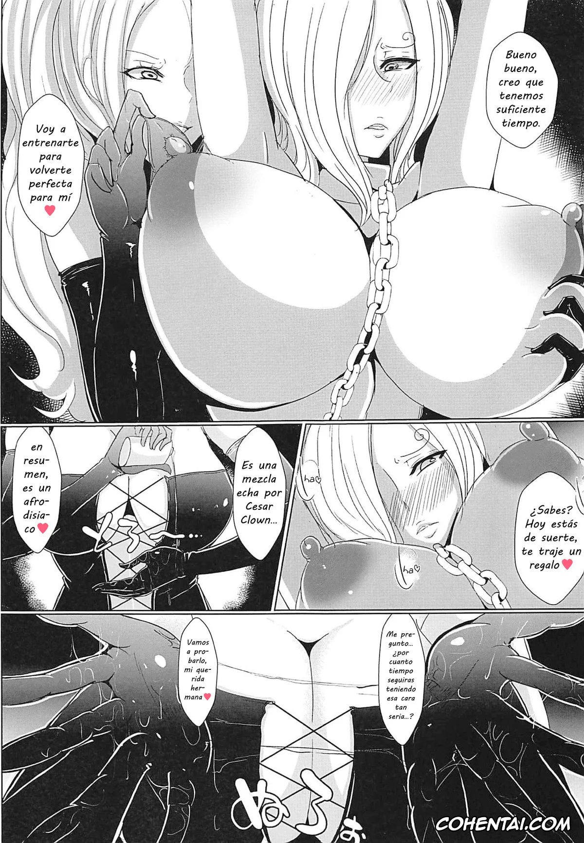 One Piece xxx, Pudding Charlotte xxx, Reiju Vinsmoke xxx, Ochita Chou (One Piece), pagina 4